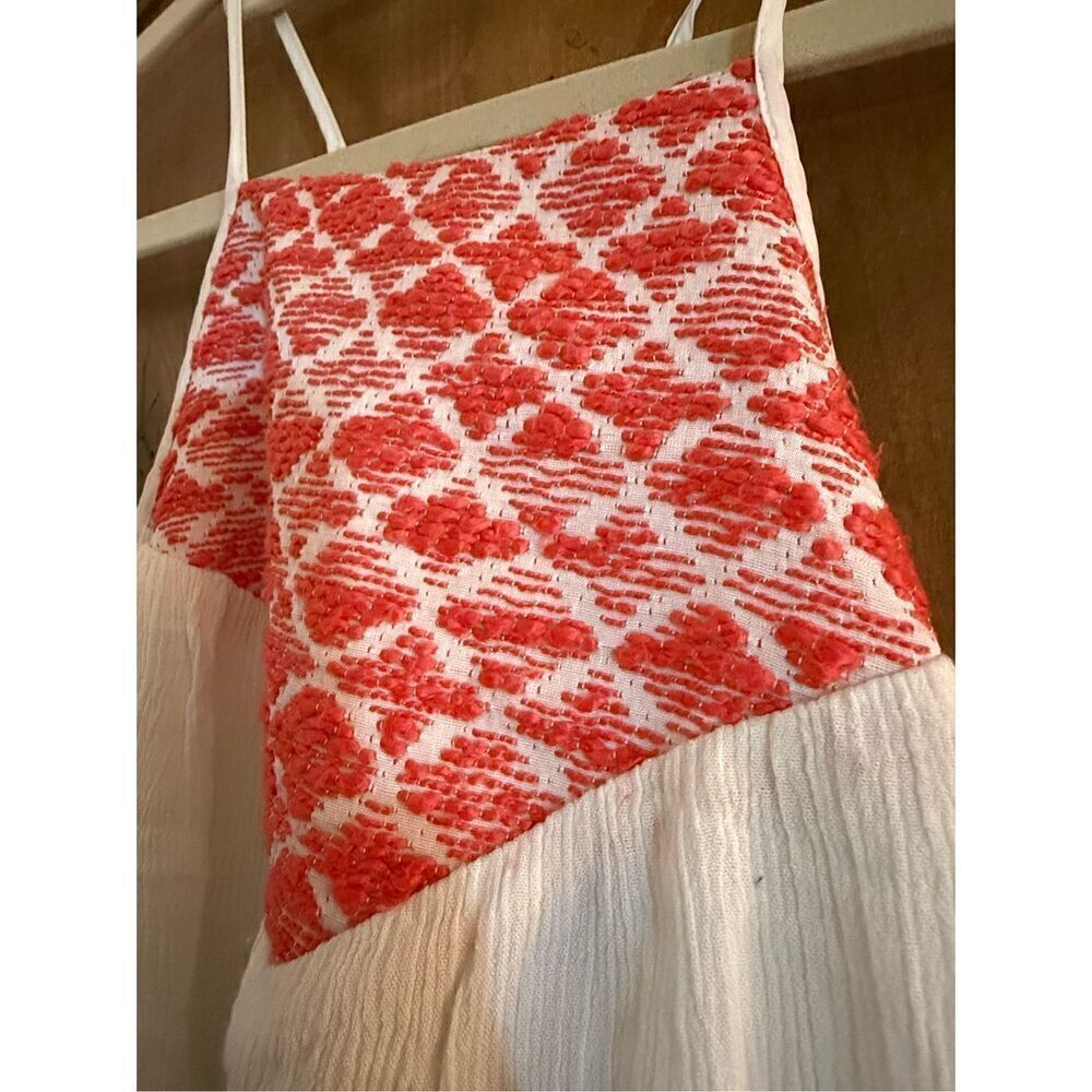 Boho Embroidered Halter Mini Dress – Size M - Picture 5 of 9